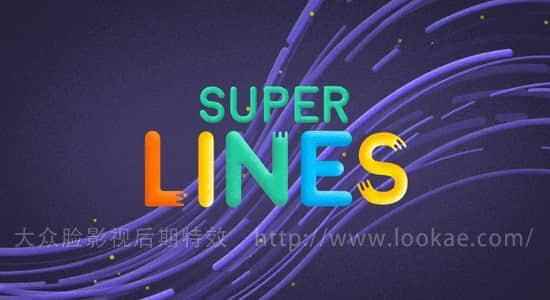 AE剧本-超等活动线条MG动绘天生东西 Super Lines 1.4.7 Win/Mac8328,剧本,超等,活动,动线,线条