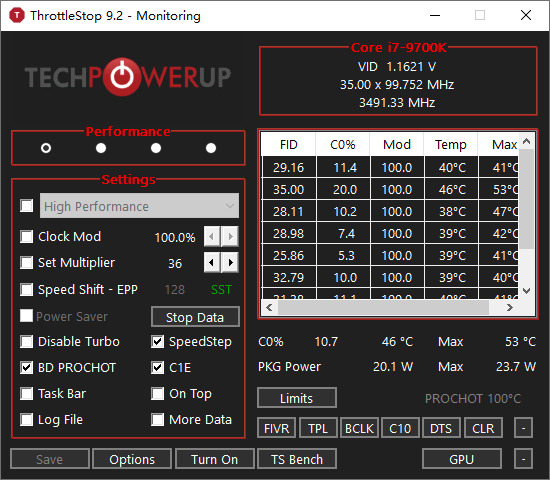 电脑降温东西_ThrottleStop_CPU调步_v9.22087,电脑,降温,东西,硬件,引见