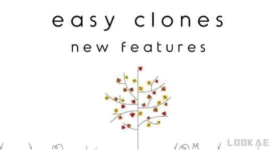 AE剧本-2D图层克隆体系 Easy Clones v1.1   利用教程3039,剧本,图层,克隆,体系,easy