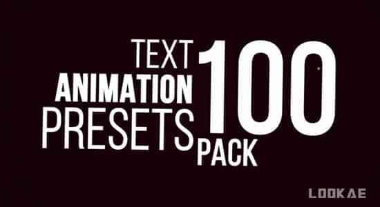 AE预设-100个笔墨缓进缓出动绘预设 Text Animation Pack2077,预设,个文,笔墨,出动,动绘