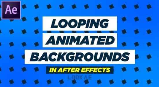 AE教程-建造彩色图形布景轮回动绘 Looping Animated Backgrounds in After Effects7118,