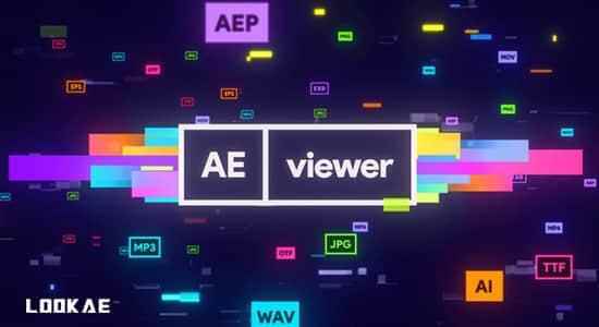 AE剧本-超强功用多格局AE资本媒体办理预览使用东西神器 AEViewer v1.7.1 Win/Mac   利用教程495,剧本,超强,功用,多格,格局