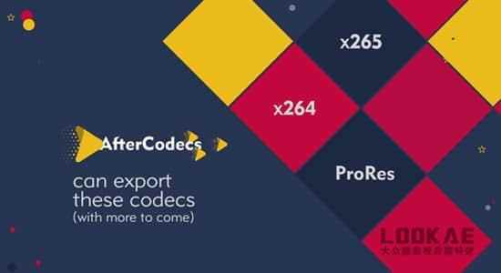 中文汉化AE/PR/AME插件-特别编码加快输出衬着插件AfterCodecs v1.10.3 Mac/Win4772,