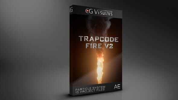 AE模板-利用Particular插件建造模仿15种水焰熄灭动绘殊效库 Trapcode Fire V2.39715,ae模板,模板,利用,particular,插件