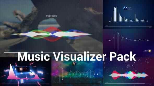 AE模板-33种音频可视化静态创意结果 Music Visualizer Pack4299,