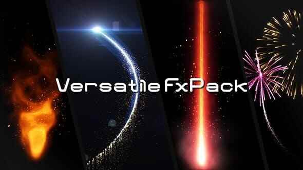 AE剧本-Particular粒子光芒途径拖尾线条烟花粉尘放射殊效预设 Versatile FxPack v1.41217,