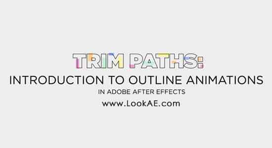 AE教程-描边表面途径建剪动绘建造 Skillshare  Trim Paths Introduction to outline animations in Adobe After Effects1182,ae教程,教程,描边,表面,途径