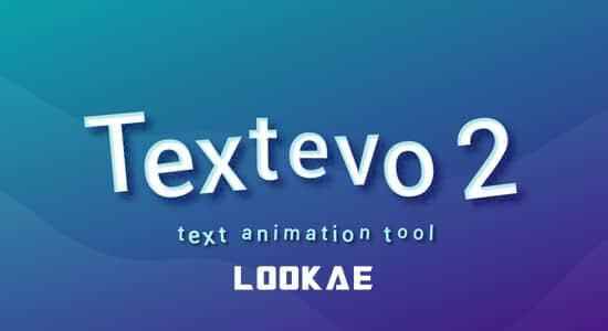 AE剧本-笔墨题目缓进缓出弹跳提早动绘结果 TextEvo v2.0.08823,