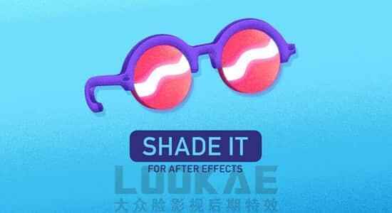 AE剧本-绘里快速噪波颗粒感暗影结果MG动绘剧本 Shade It v1.12612,