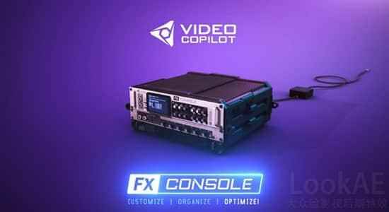 AE插件-殊效办理掌握东西 VideoCopilot FXConsole v1.0.4 Win/Mac   利用教程8787,