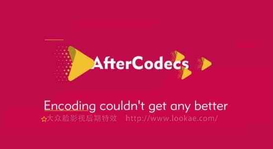 AE/PR/AME插件-特别编码加快输出衬着插件Aescripts AfterCodecs v1.6.0 利用教程4347,