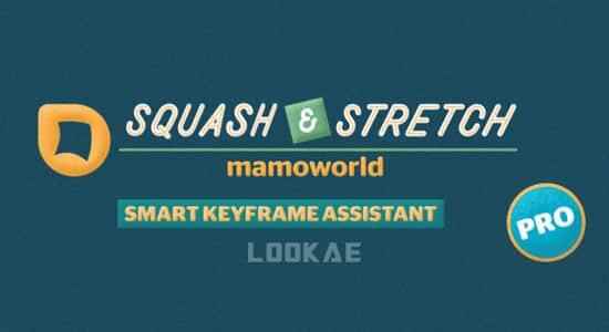 AE剧本-风趣MG卡透风格举动行动预设 音效 Squash  Stretch Pro 1.2.004   利用教程752,剧本,风趣,卡通,卡透风格,透风