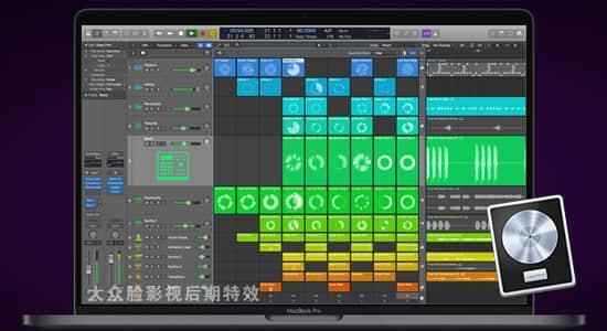 Mac苹果音乐建造编纂硬件 Logic Pro X v10.7.4 英/中文版5941,