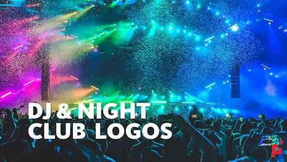 FCPX插件-3组动感夜总会DJ挨碟LOGO片头 DJ Night Club Logos8110,fcpx,插件,动感,夜总,夜总会