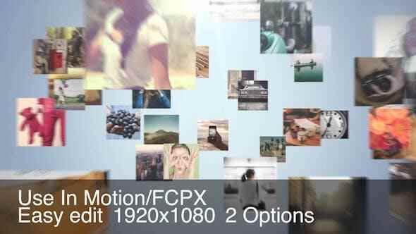 FCPX插件-浩瀚图片会聚LOGO标记片头 Multi Video Logo Intro4006,