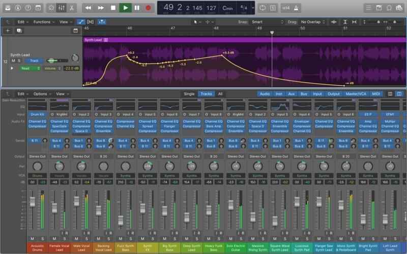 Mac苹果音乐建造编纂硬件 Apple Logic Pro X v10.4.4 英/中文版8484,mac,苹果,音乐,音乐建造,建造