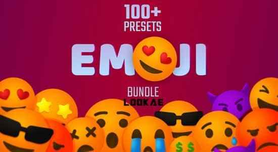 PR预设-110个交际谈天Emoji心情动绘 Emoji Bundle Presets9734,预设,交际,谈天,emoji,心情