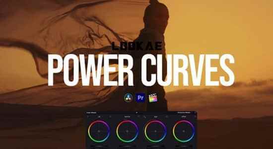 达芬偶/PR/FCPX下量量视频调色预设 Colorist Factory – Power Curves Win/Mac3585,