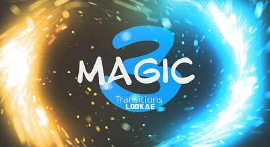 第三套 PR模板-25个唯好标致邪术粒子转场过渡预设 Magic Transitions 38404,