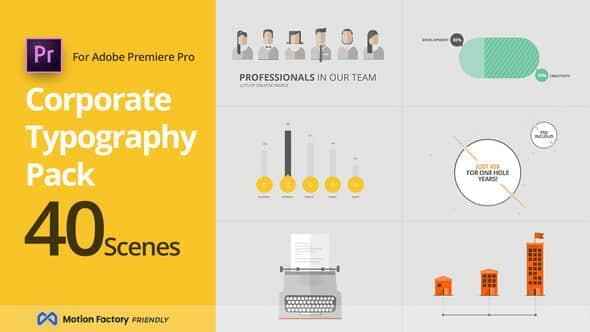 Pr预设-公司企业商务引见宣扬MG片头动绘 SEO Corporate Typography Pack for Premiere Pro4220,