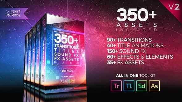 Premiere模板：350个转场结果笔墨题目音效开散包350  Pack Transitions Titles Sound FX4709,premiere,模板,350,转场,结果
