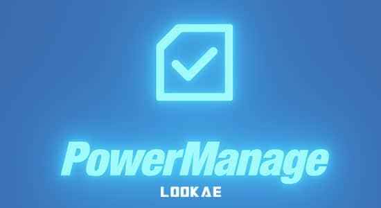 Blender插件-快速沉紧天启用或禁用办理插件东西 PowerManage 0.254872,