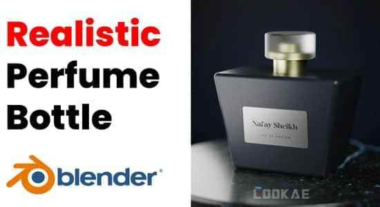 Blender教程-简朴传神喷鼻火产物衬着建造 Blender 3D Easy Realistic Perfume Product Visualization213,