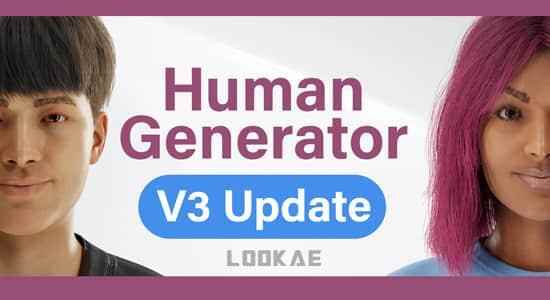 Blender插件-三维人物模子天生器 Human Generator v3.03104,