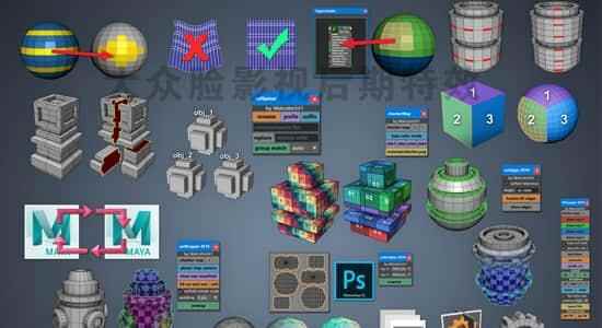 Maya插件-28个适用设想建造东西 Gumroad – Autodesk Maya malcolm341 Mel Script mega pack556,