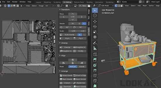 Blender插件-展UV揭图收拾整顿东西 UV Toolkit v2.0.96247,