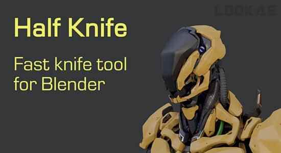 Blender插件-快速切割东西 Half Knife v1.2.6546,blender,插件,快速,切割,东西