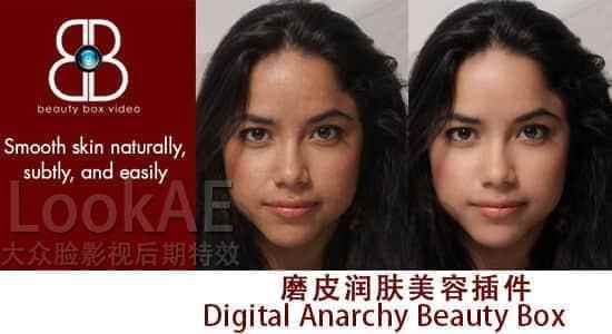 Ae/Pr插件：人像磨皮润肤好容视频插件 Digital Anarchy Beauty Box Video 4.2.39859,插件,人像,磨皮,润肤,肤好