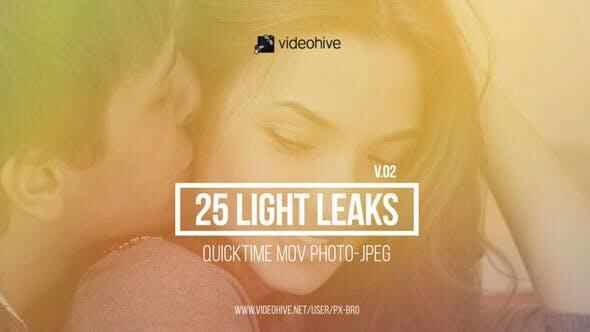 第两季 视频素材-25个镜头漏光炫光光晕动绘素材 Light Leaks Pack v22959,第两,第两季,视频,视频素材,素材