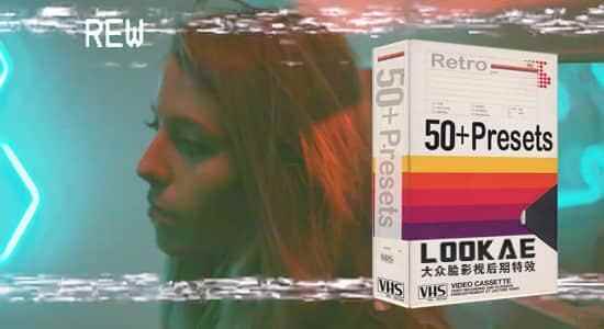 视频素材-53个复陈腐录相带视觉结果4K视频素材 VHS Presets Pack9540,视频,视频素材,素材,复古,陈腐
