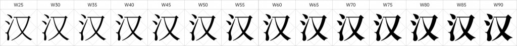 梦源宋体：源自思源宋体 统筹字重、功用取兼容性 27字重8861,宋体,源自,思源,统筹,字重