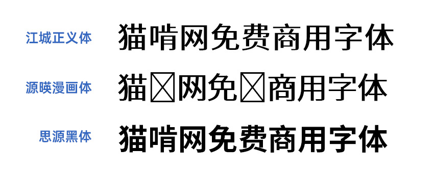 江乡公理体：基于思源乌体革新横细横细的乌体字形 保举3084,