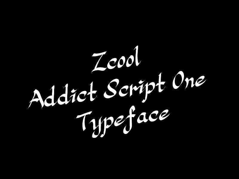 Addict Script One9060,addict,script,one,字体,引见