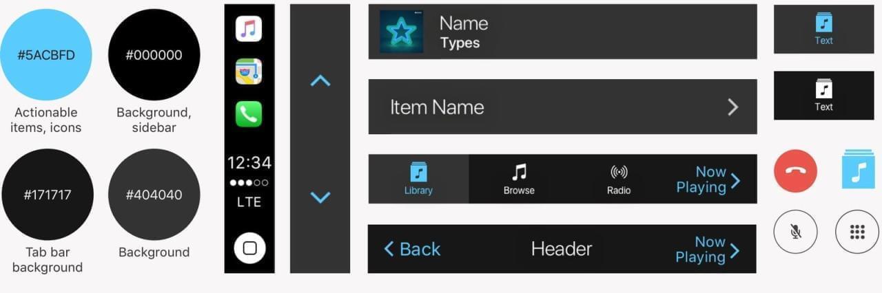 Apple CarPlay 战 Android Auto  UI 套件(Sketch)1351,apple,android,auto,套件,sketch