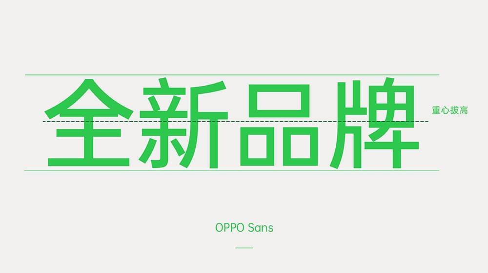 OPPO Sans 品牌字体，免费受权给齐社会利用（露商用）6635,