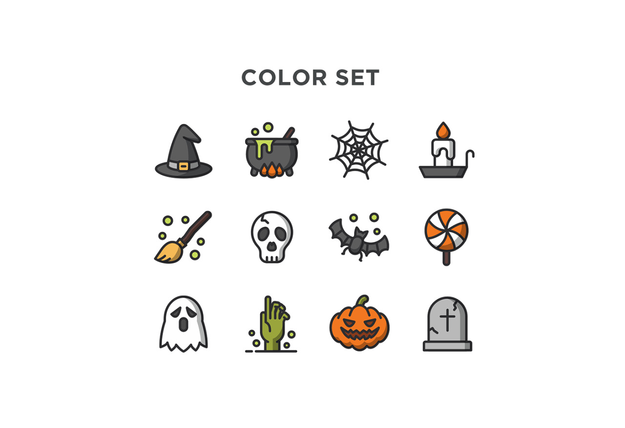 免费万圣节图标 - HALLOWEEN ICONS6984,