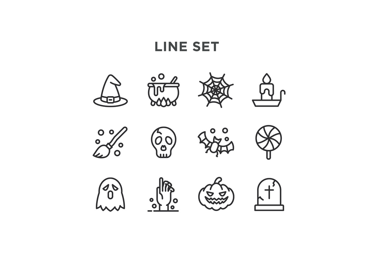 免费万圣节图标 - HALLOWEEN ICONS6242,