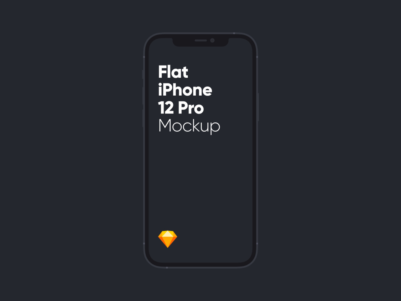 iPhone 12 Pro Mockup sketch4732,