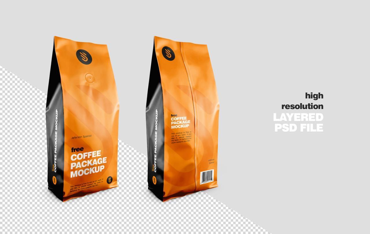 咖啡包拆 Coffee Package Mockup PSD3600,咖啡,包拆,coffee,package,一款