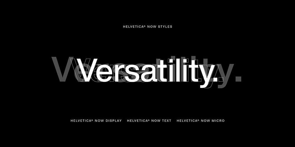 Helvetica字体推出新成员Helvetica Now!6115,