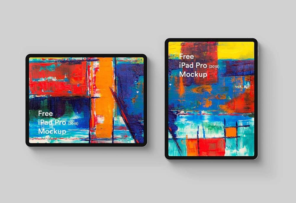 iPad Pro 2018 Mockup351,