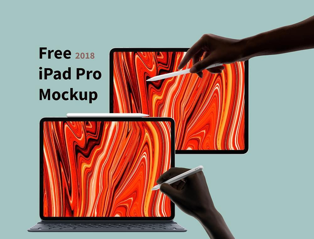 iPad Pro 2018 Mockup Free8518,ipad,pro,2018