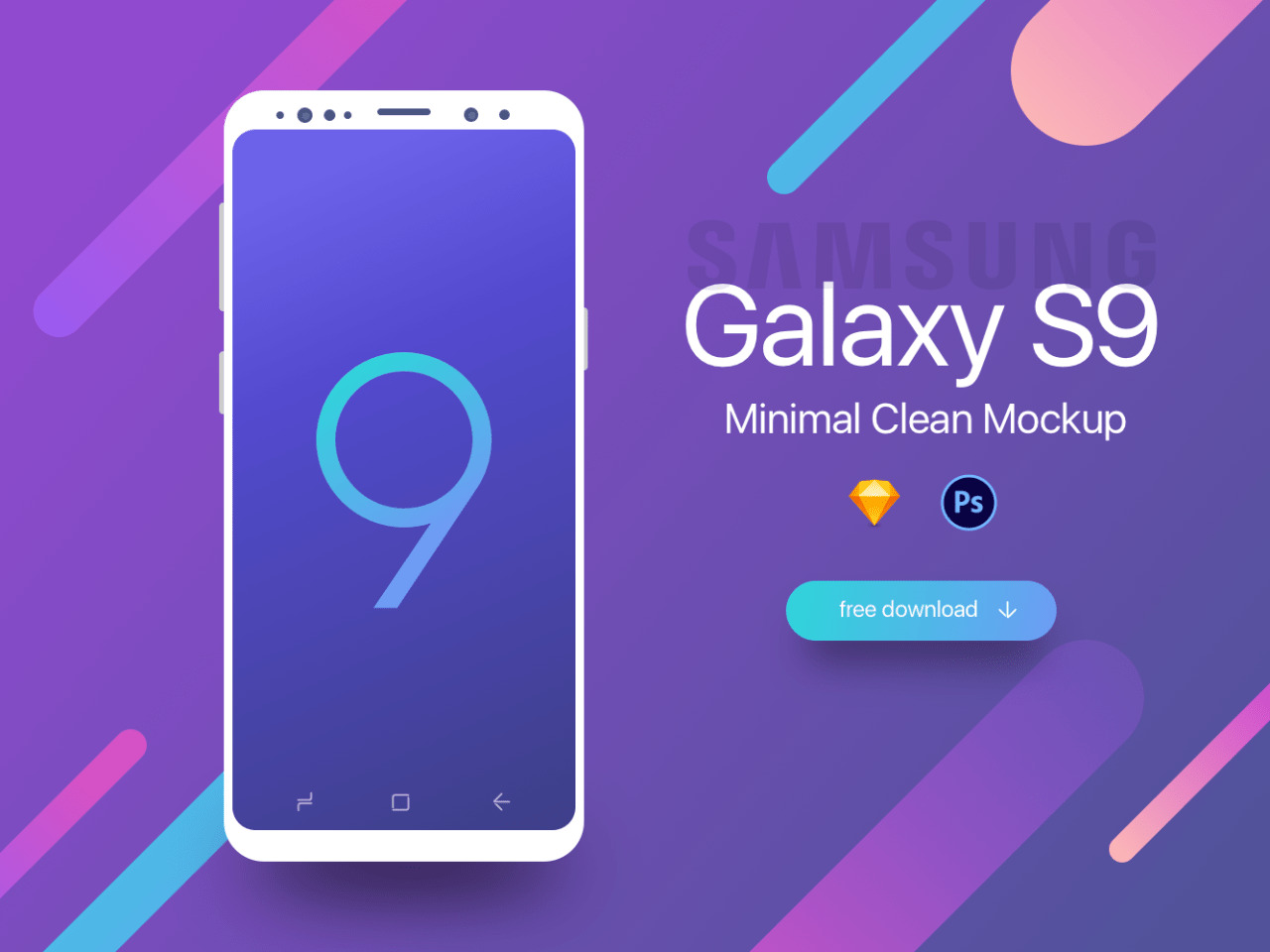 繁复 Galaxy S9 Mockup8177,繁复,galaxy