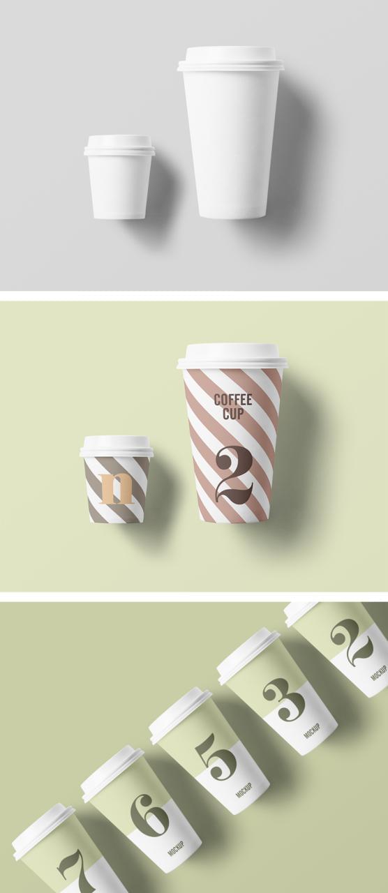 纸杯展现模子 Mockup PSD2058,