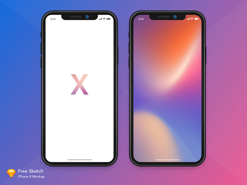 三款 iPhone X mockup 免费下载1731,