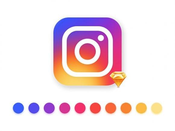 Instagram LOGO psd/sketch 源文件下载1007,instagram,logo,源文件,文件,文件下载